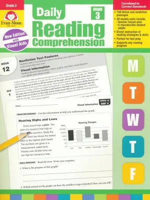 Evan-Moor Daily Reading Comprehension, Grade 3 - Fiction and Nonfiction