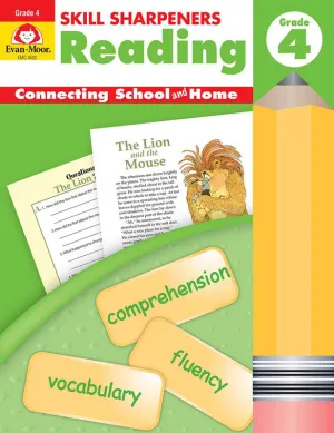 Evan-Moor Skill Sharpeners Reading, Grade 4 - Activity Book