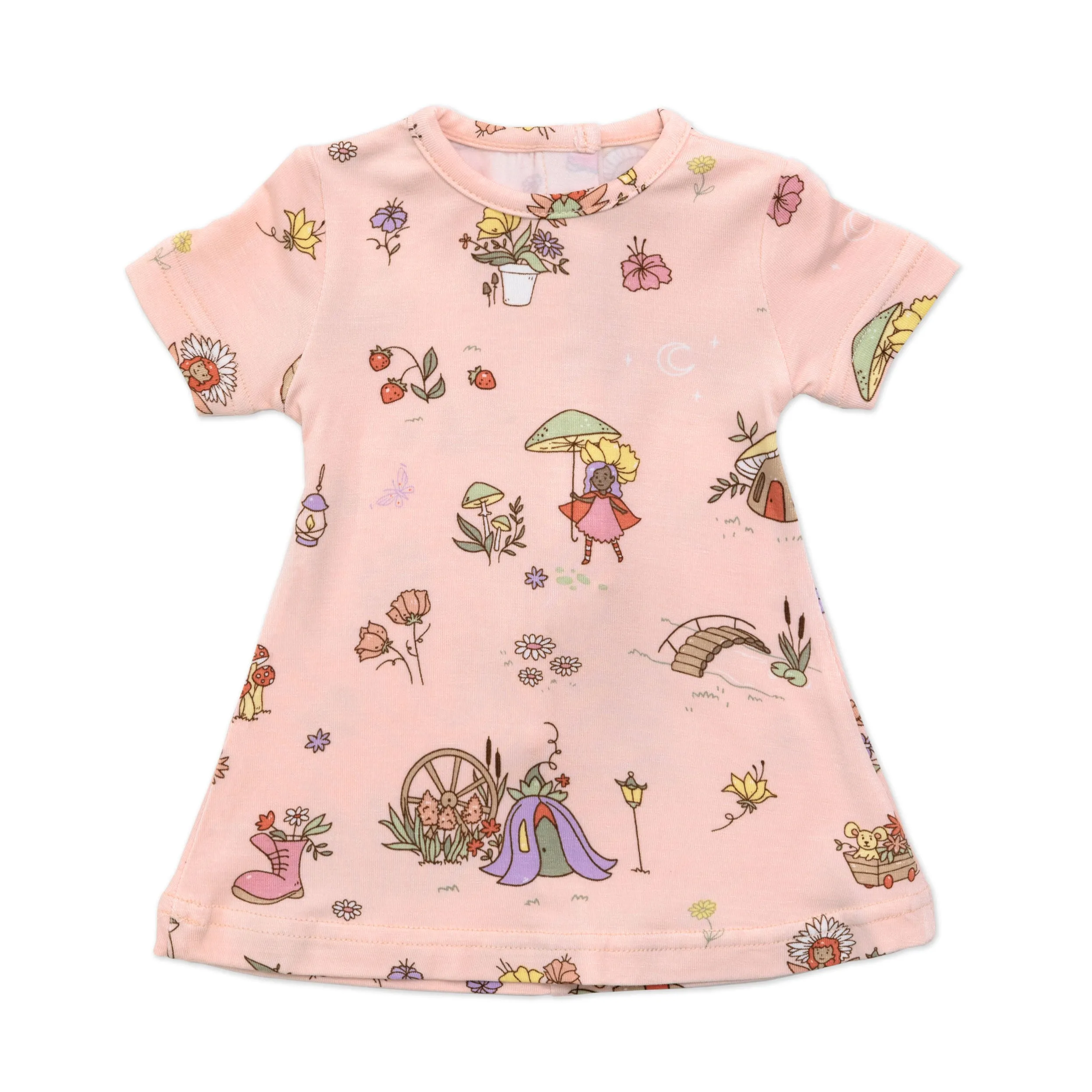 Fairy Garden Bamboo Doll Dress