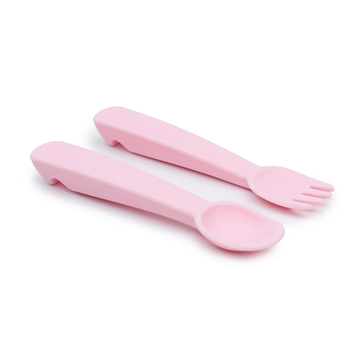 Feedie® Fork & Spoon Set - Powder Pink