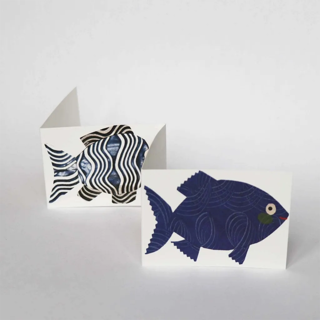 Fish Concertina Card