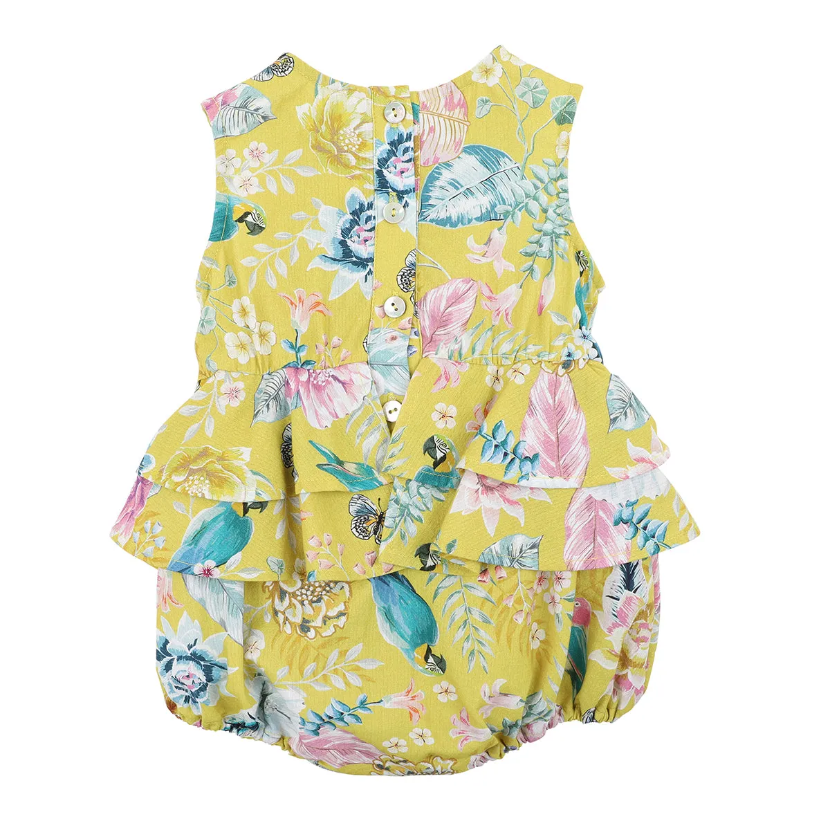 Fox & Finch Amazon Print Romper (Size 0000-0)