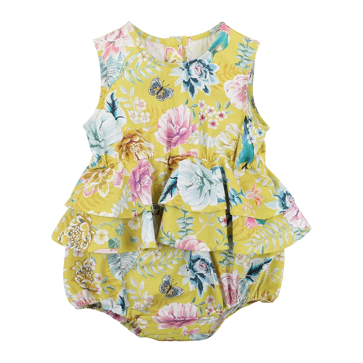 Fox & Finch Amazon Print Romper (Size 0000-0)