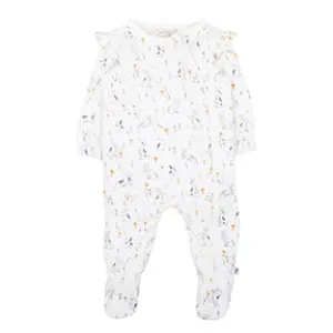 Fox & Finch Cotton Tail L/S Zip Romper (Size PREM-1)