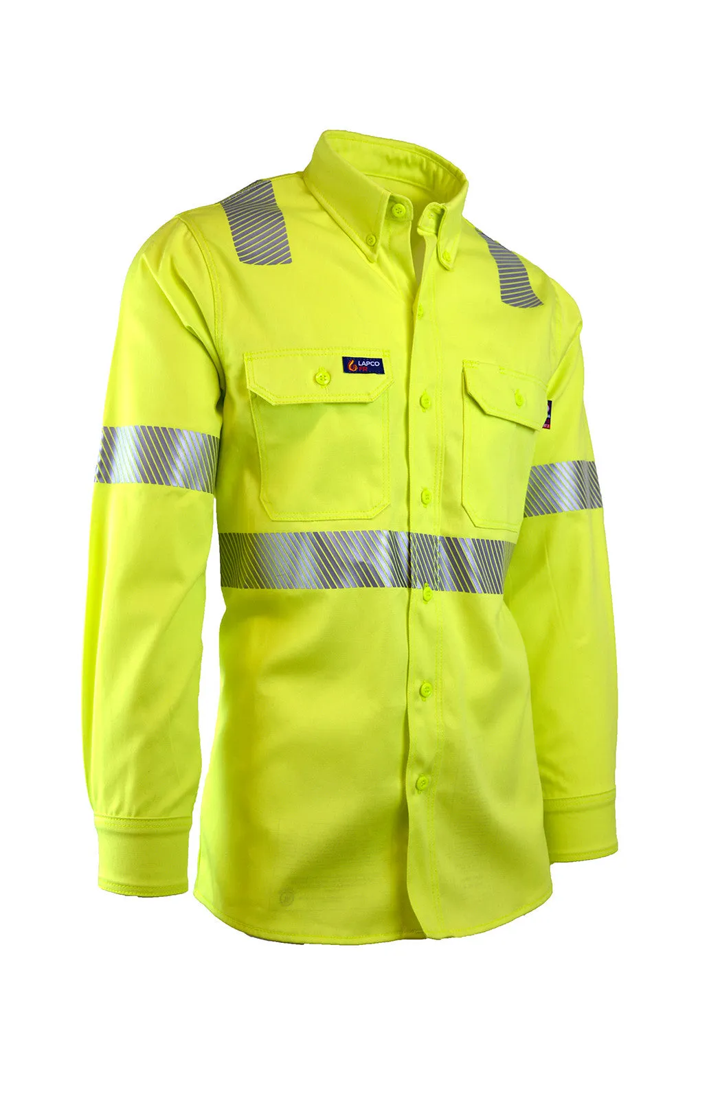 FR Uniform Shirt | Hi-Viz Class 2 | 7oz. 100% Cotton