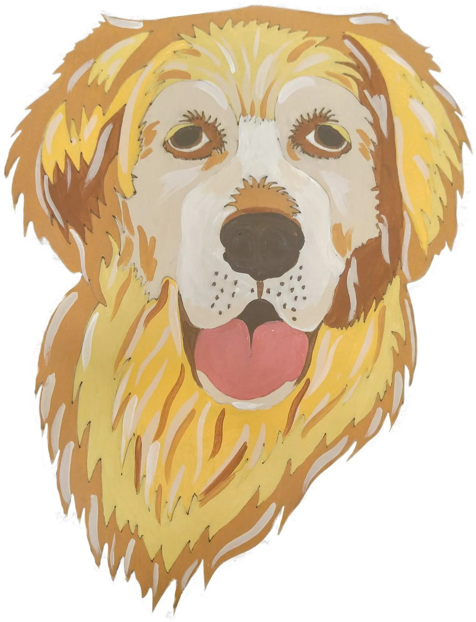 Golden Retriever-DIY Pop Art Paint Kit