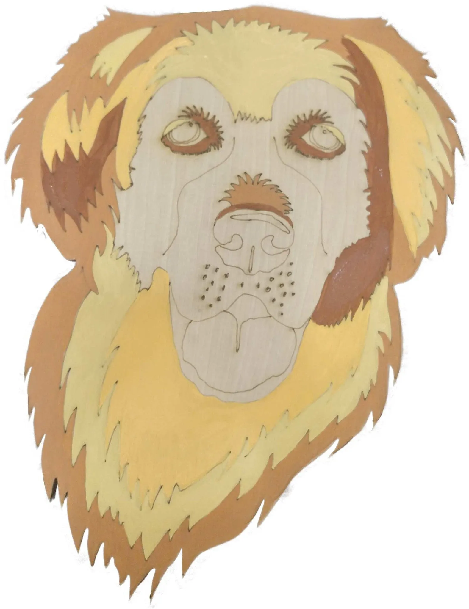 Golden Retriever-DIY Pop Art Paint Kit