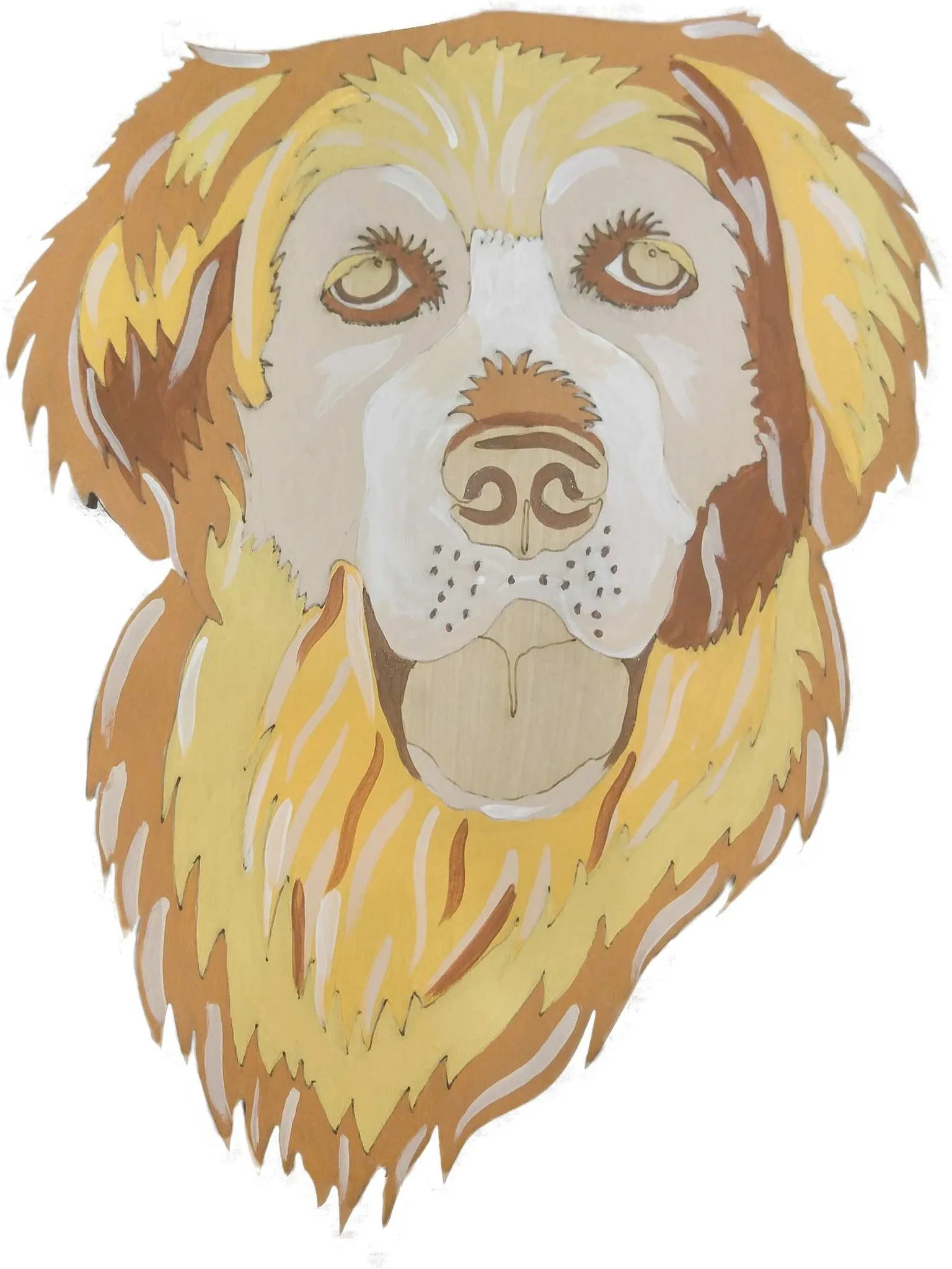 Golden Retriever-DIY Pop Art Paint Kit