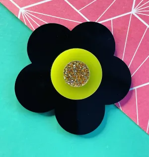 Groovy 70’s Flower Boob Brooch