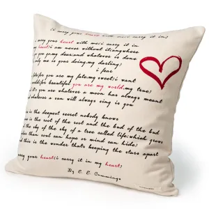 I Carry Your Heart Pillow