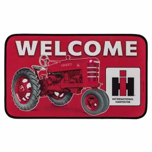 IH Farmall Tractor Welcome Door Mat