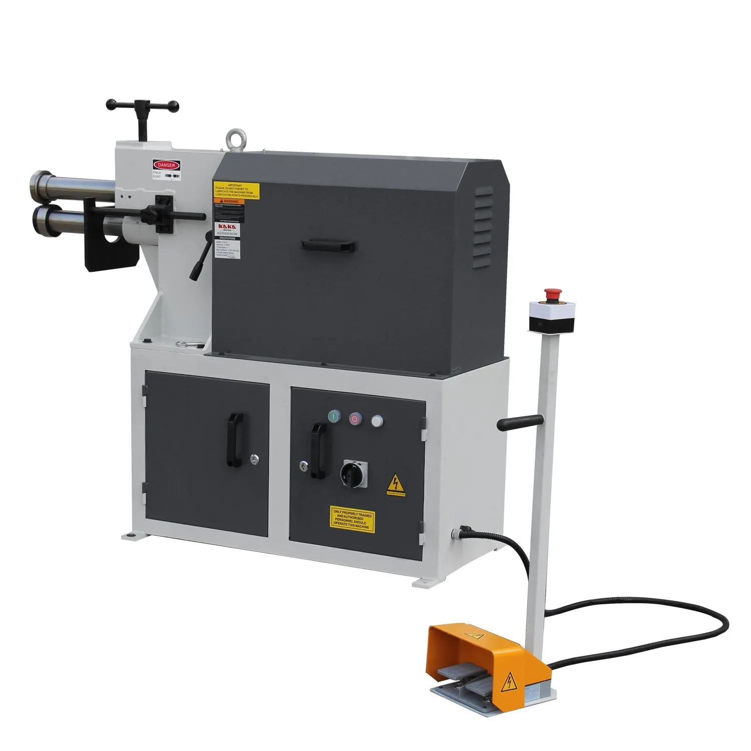 KANG Industrial ETB-40 Motorized Swage and Jenny, Heavy Duty Bead Bending Machine  with Four Standard Dies, 415V/3PH Motor