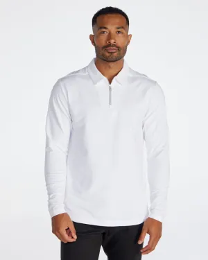 LUX Long Sleeve Zip Polo