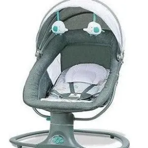 Mastela 3-in-1 Deluxe Multi-Functional Bassinet/Swing- Grey & Blue