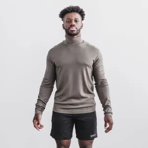 Men's Blended Merino Wool Mock Neck