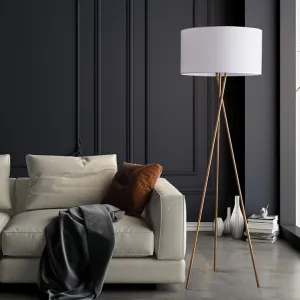 Miro Gold Tripod Floor Lamp