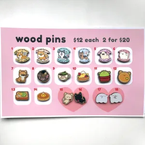 Mix & Match Wood Pins