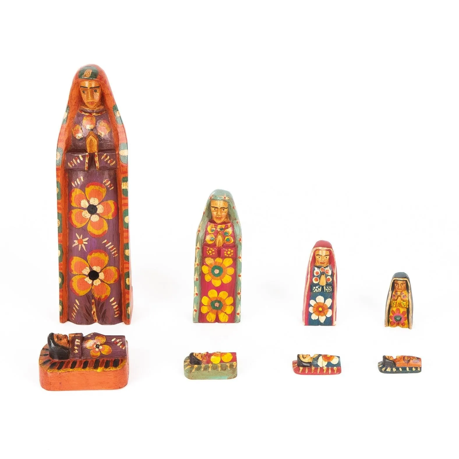 MM2191-1 - Handmade Wooden Nativity Set Large