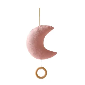 Moon Drawstring Music Box | Pink