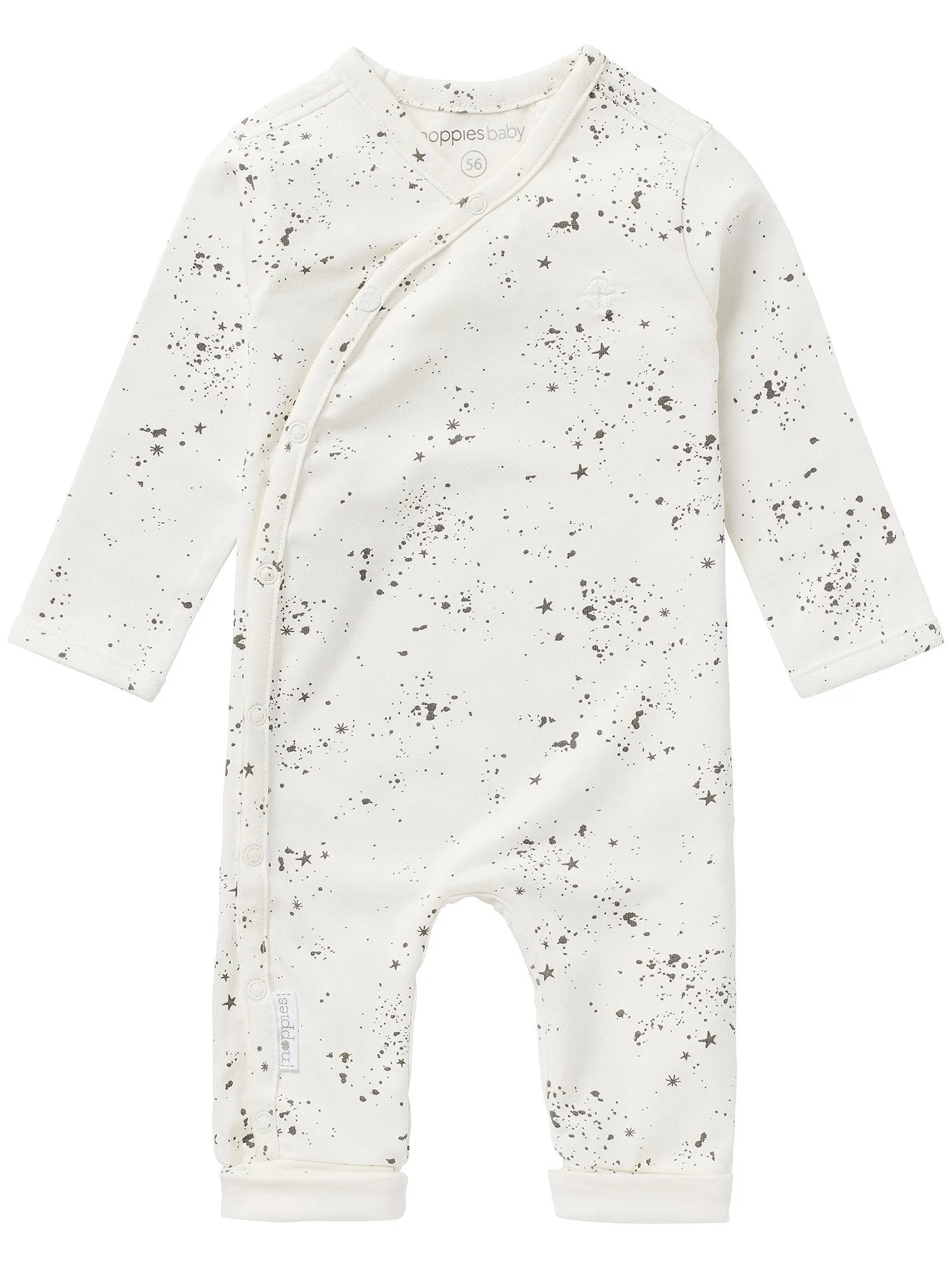 Night Sky Footless Sleepsuit - Cream White