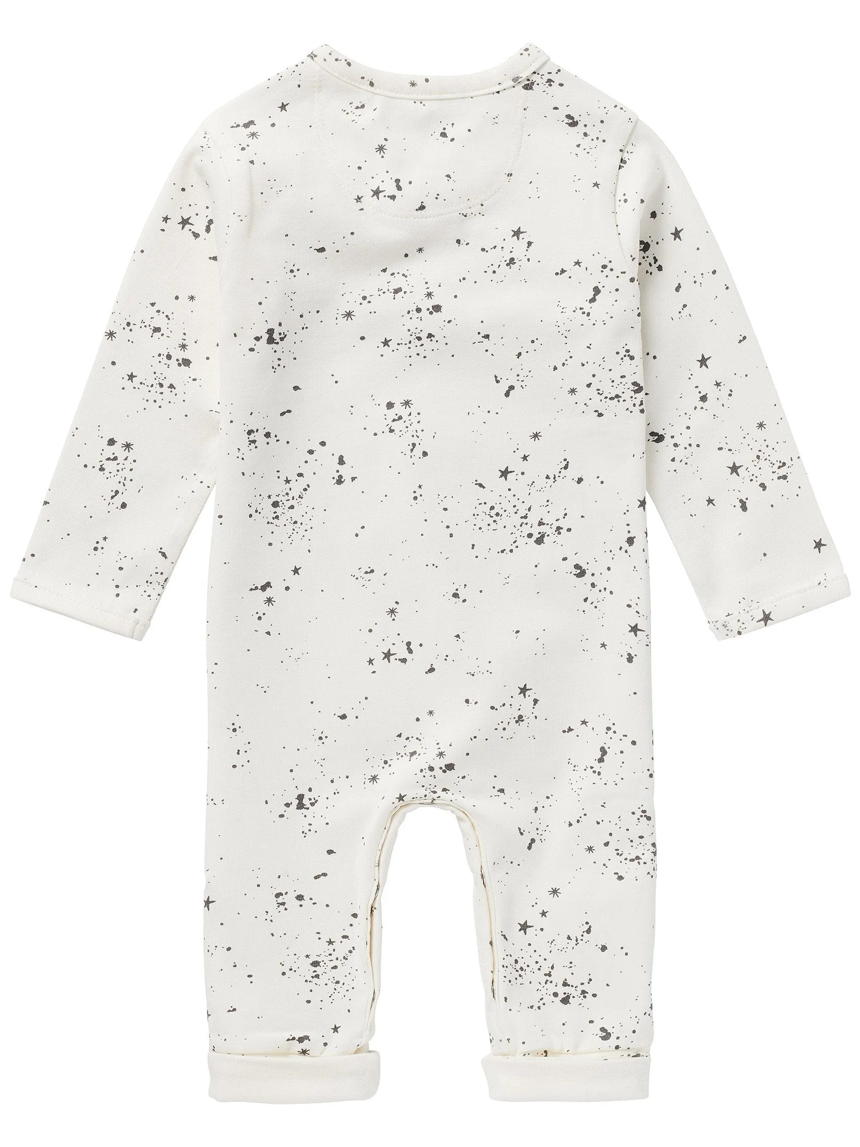 Night Sky Footless Sleepsuit - Cream White