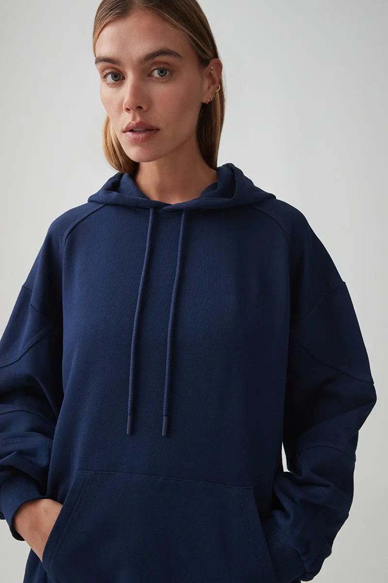 Panelled Boyfriend Hoodie 447