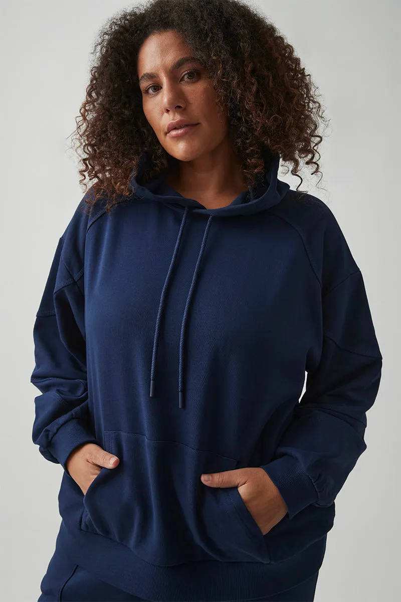 Panelled Boyfriend Hoodie 447