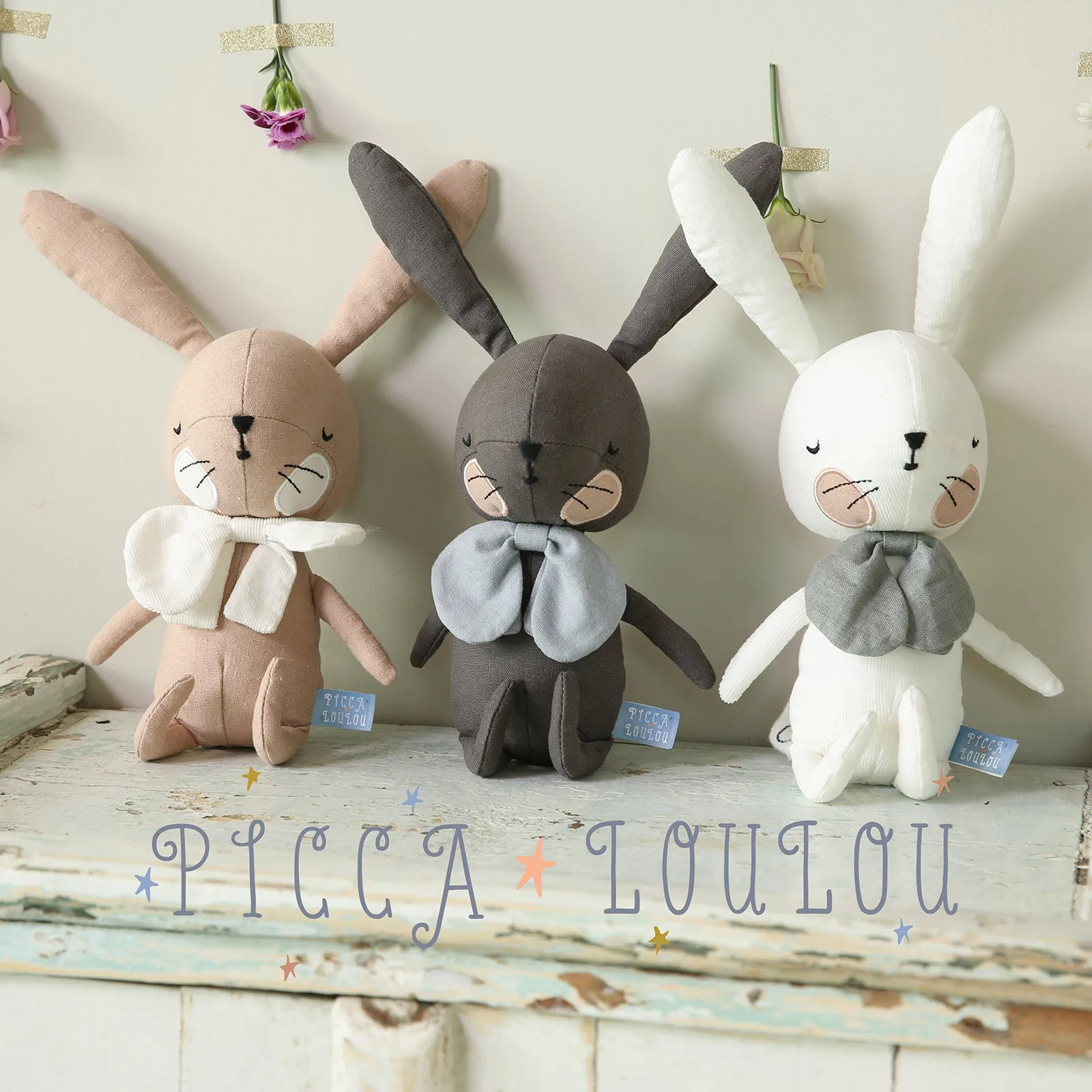 Picca Lulu Rabbit - White