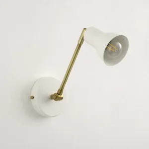 "Inspector" Adjustable Wall Light - White