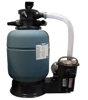 Sand Filter 19" system with 1HP pump