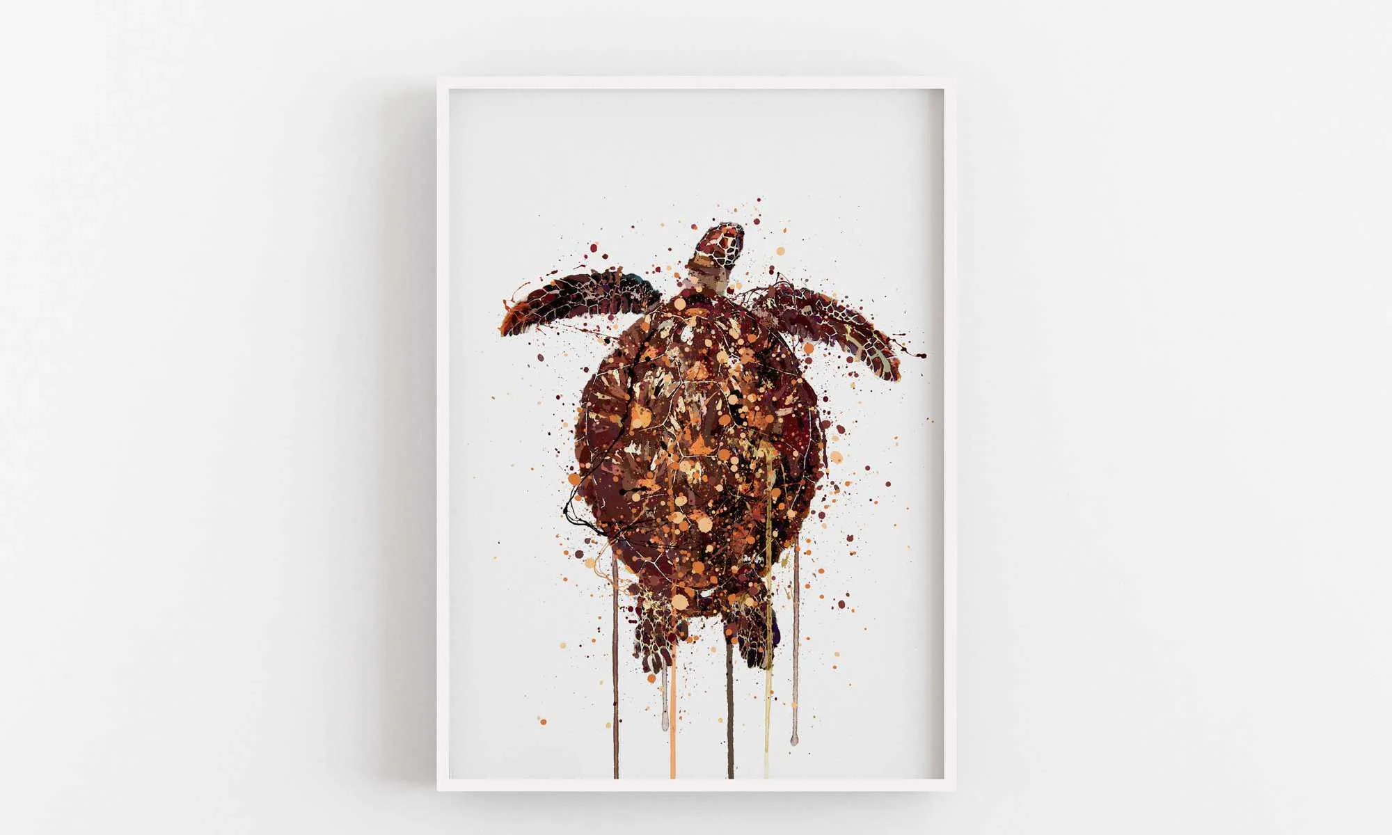 Sea Creature Wall Art Print 'Turtle'