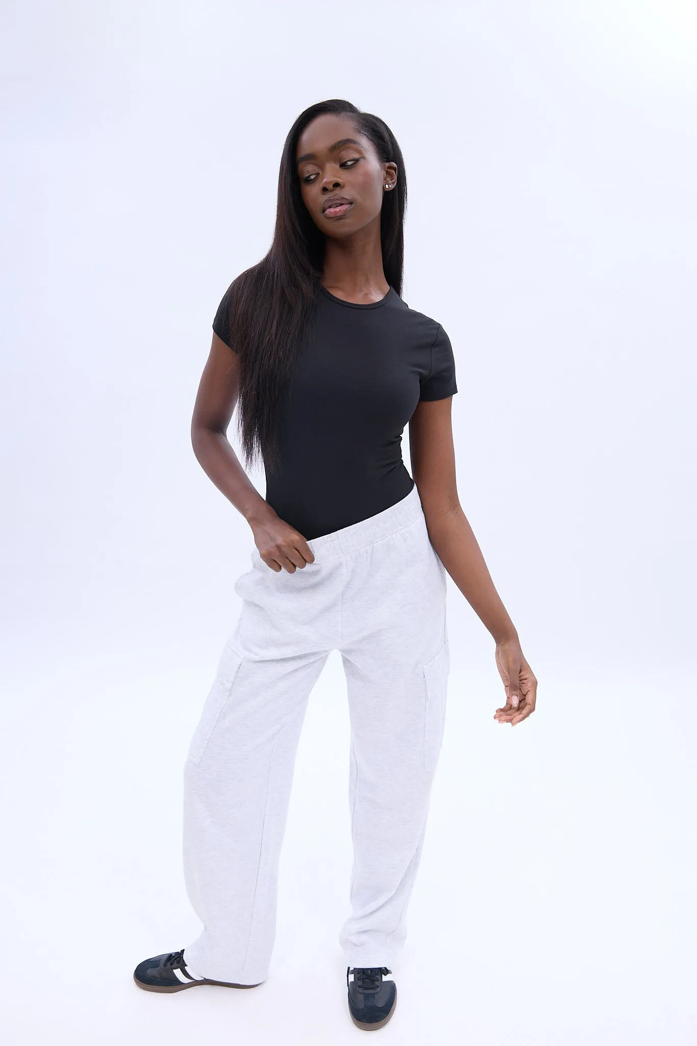 Short Sleeve Crew Neck Bodysuit