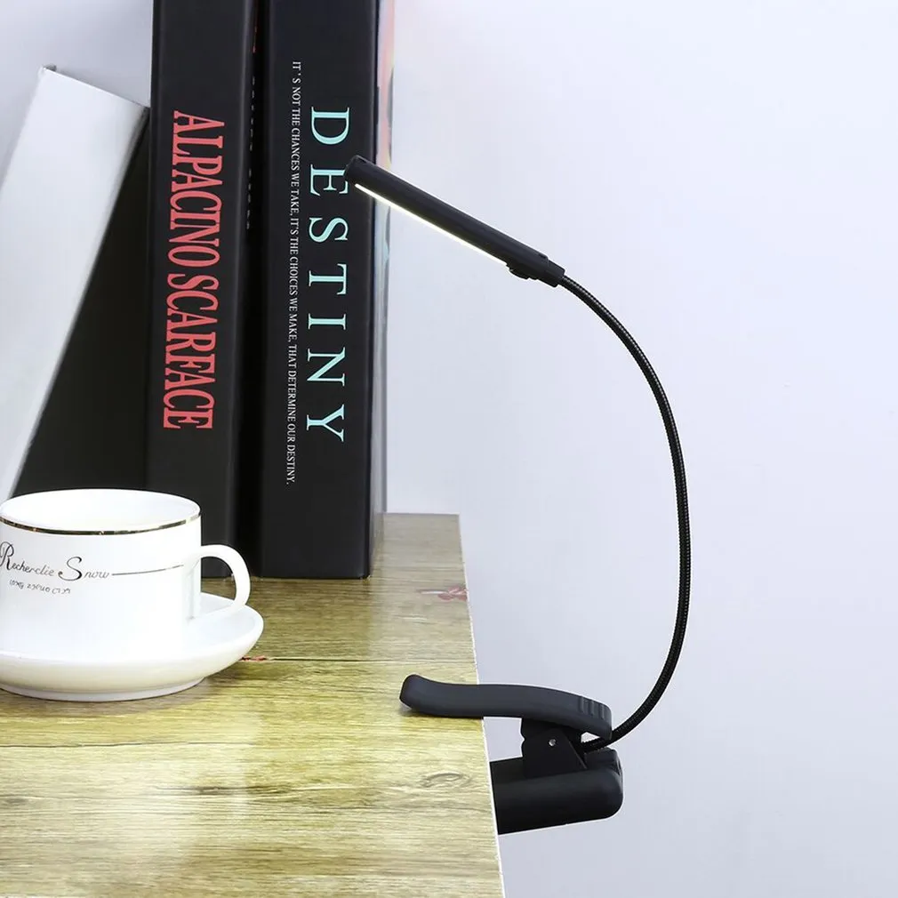 USB/Battery Clip-on Reading LED  Portable Night Light