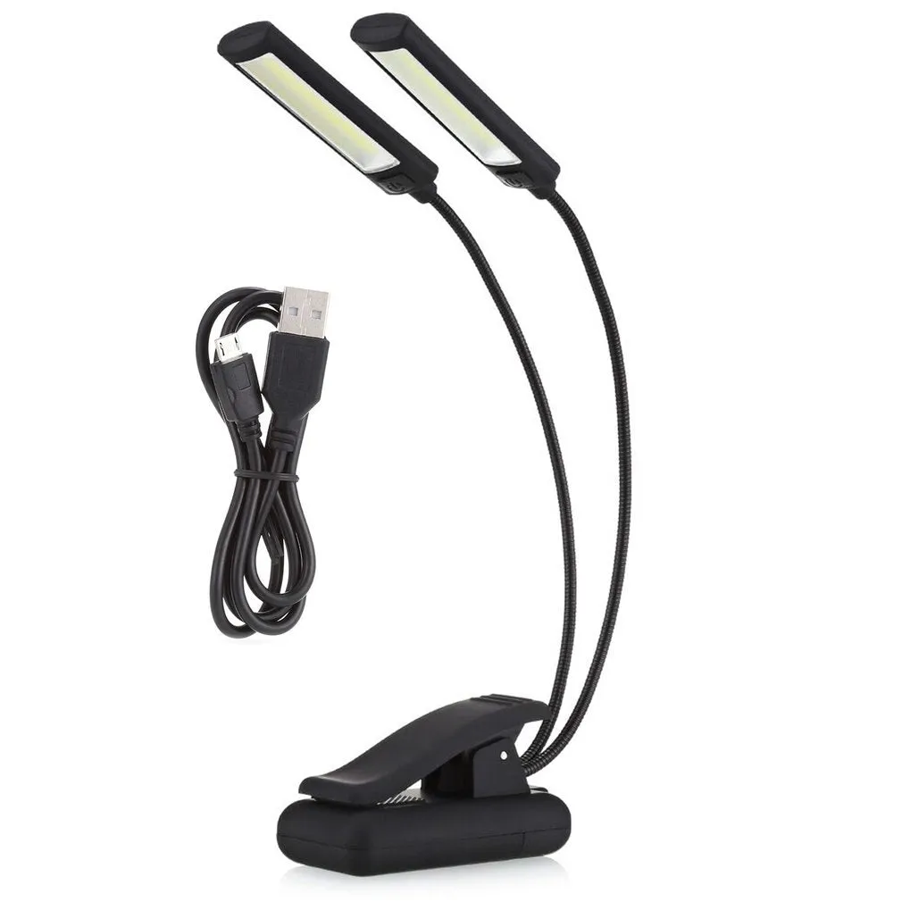 USB/Battery Clip-on Reading LED  Portable Night Light