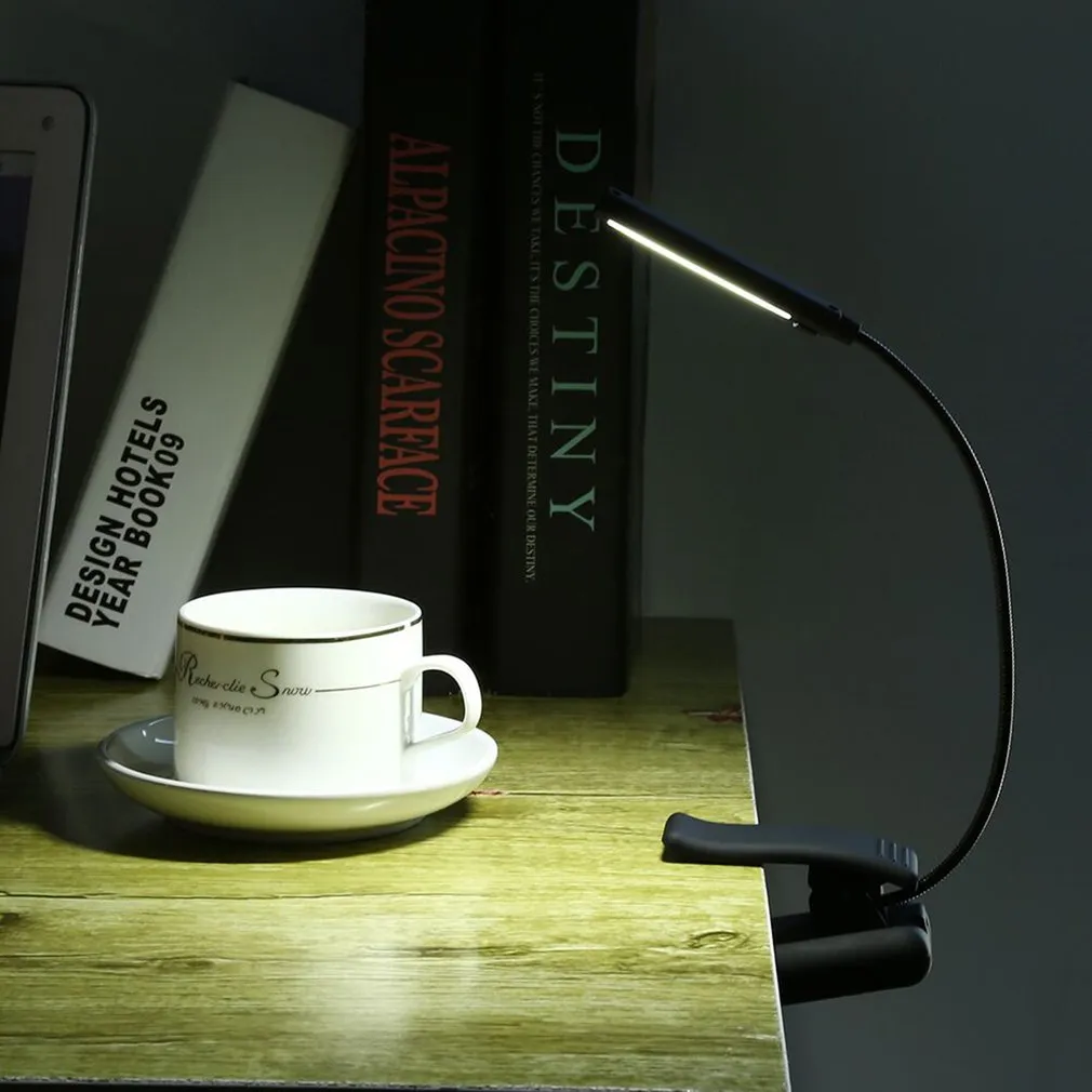 USB/Battery Clip-on Reading LED  Portable Night Light