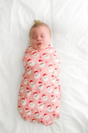 Vintage Santa-Swaddle Blanket