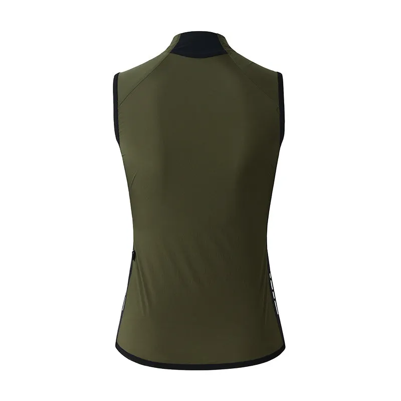 Women's Wind Gilet CL-1 Wind Night-Olive Green